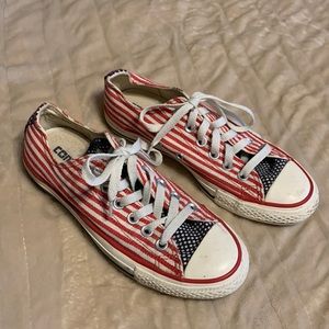 American Flag Low-Top Converse
